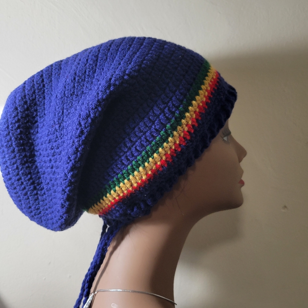 Rasta Drawstring Tam - Picture 1 of 2